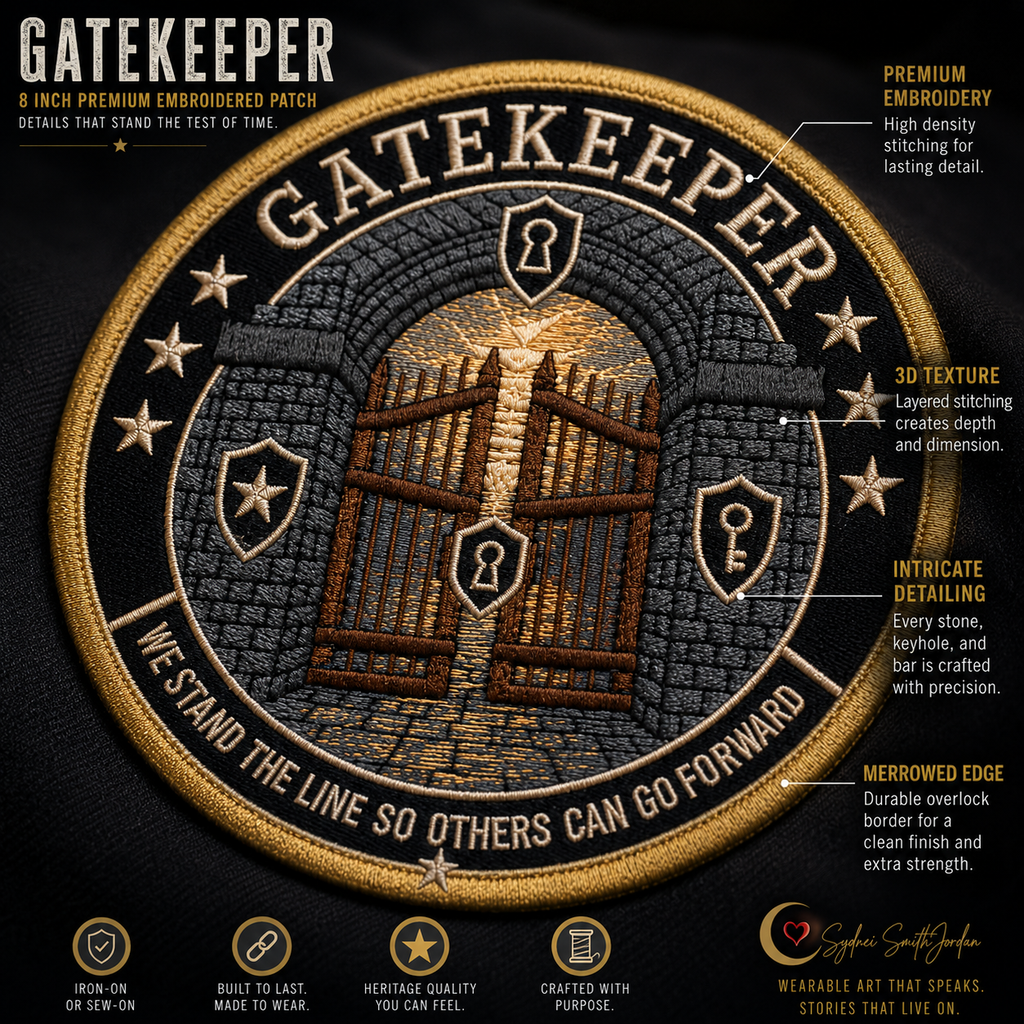 Gatekeeper 8" Premium Back Patch