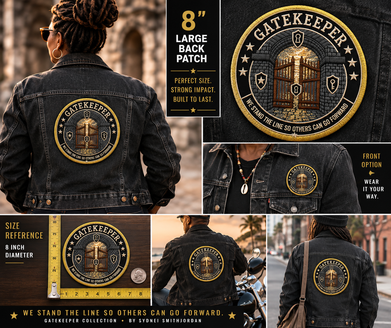 Gatekeeper 8" Premium Back Patch