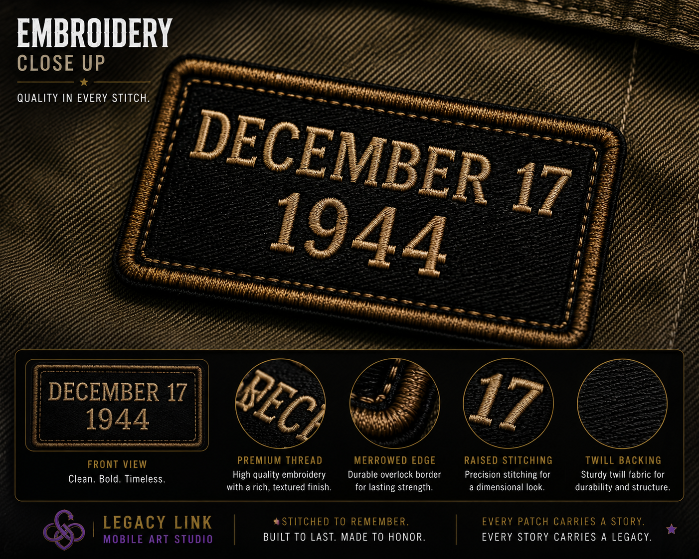 December 17, 1944 — Wereth 11 Memorial Patch