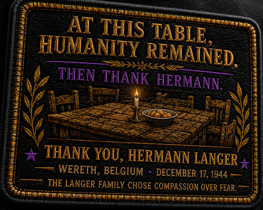 At This Table, Humanity Remained — Thank You Hermann Langer