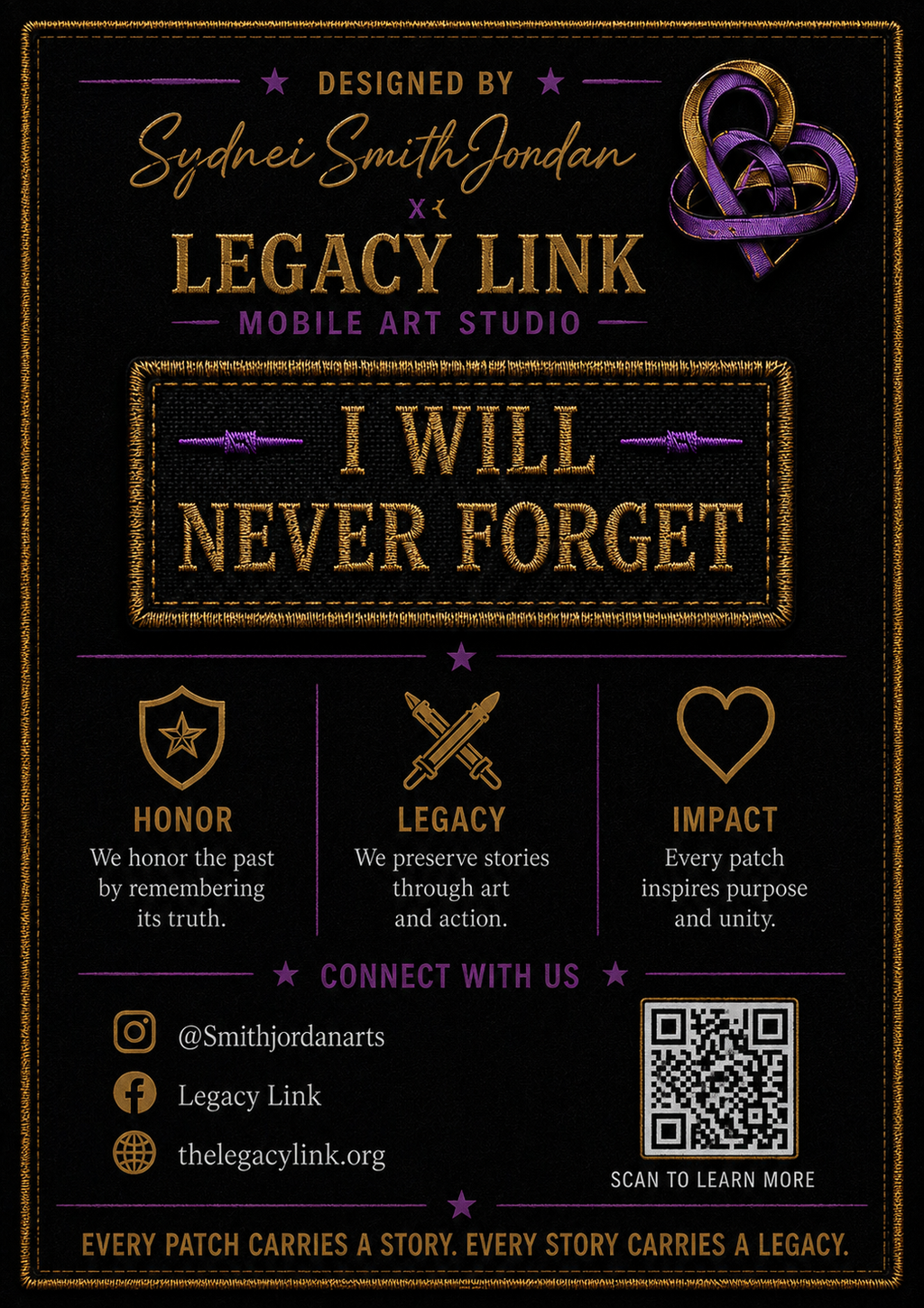 I Will Never Forget Patch