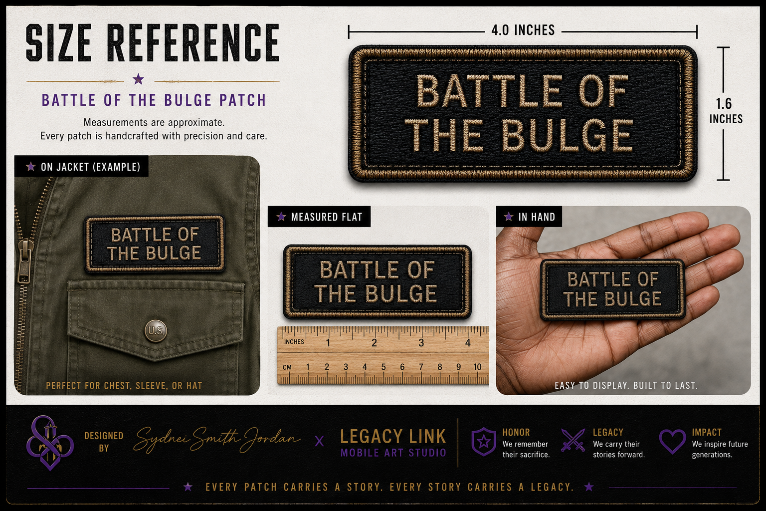 Battle of the Bulge Embroidered Patch