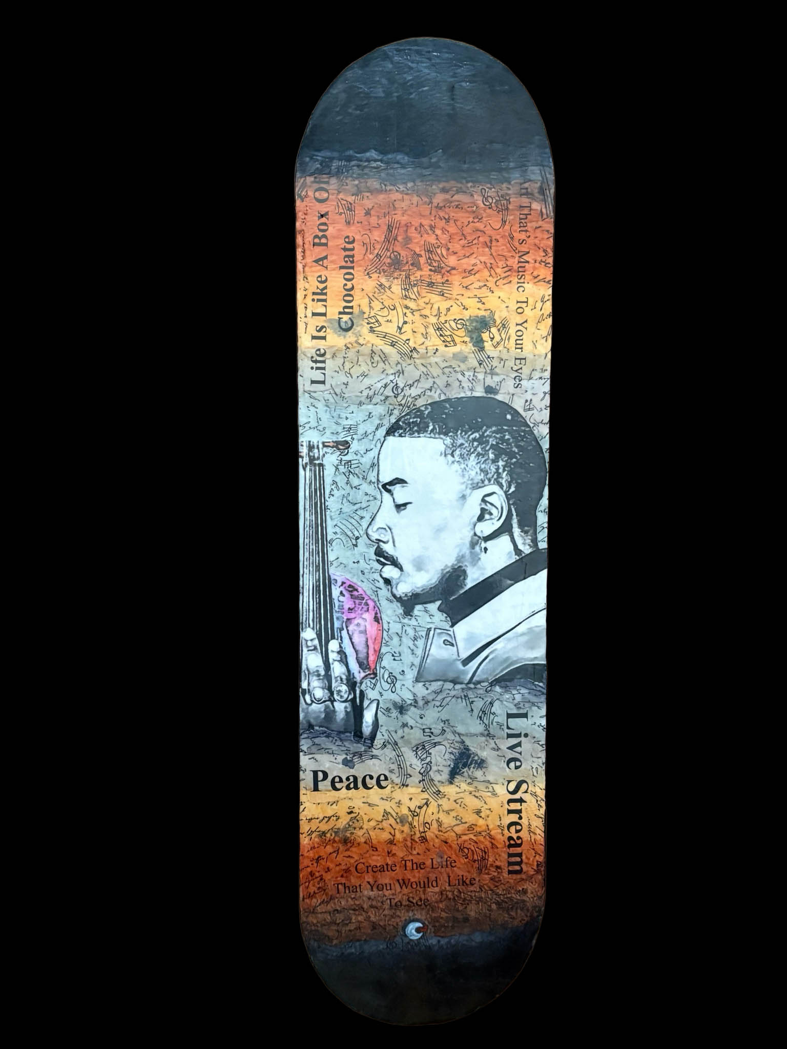 Violin Skateboard Deck (1 of 1)